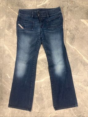 2 for $86. Diesel Women’s Indigo Wide-Leg Jeans - Vintage Wash